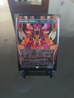 MTG Magic: The Gathering Roaming Throne Artifact Creature Alternate Art Foil - Image 1