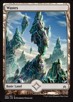 Hero Deal, English - 4 x MTG Wastes (184) (Full Art) Oath of the Gatewatch - Image 1
