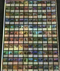 MTG War of the Spark Uncut Foil Sheet Apology Sheet Still in Shipping Tube - Image 2