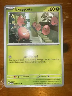 Pokemon TCG Exeggcute Card Mega Evolutions MEG 004/132 2025 NM - Image 1