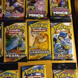 Pokemon Booster Pack Art 17 Different Artworks No Cards XY Sun And Moon Sword... - Image 2