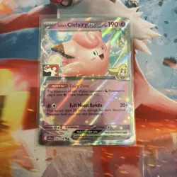 Pokemon Lillie's Clefairy ex Prize Pack Series 7 056/159 Play Stamped Holo JTG - Image 1