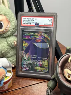 2014 Pokemon XY Phantom Forces Gengar EX 114/119 PSA 7 NM Freshly Graded 👻🔥 - Image 1