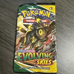Evolving Skies Booster Pack Art Set (4) EMPTY - Pokemon 2021 - Image 3