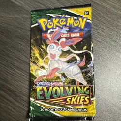 Evolving Skies Booster Pack Art Set (4) EMPTY - Pokemon 2021 - Image 4