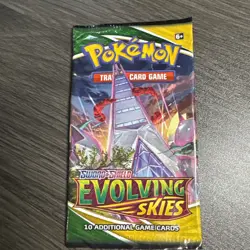Evolving Skies Booster Pack Art Set (4) EMPTY - Pokemon 2021 - Image 5