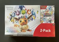 Pokemon Prismatic Evolutions Elite Trainer Box & Booster Bundle - Costco 2 Pack - Image 1