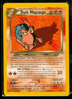 Pokemon DARK MAGCARGO 18/105 Neo Destiny - - NEAR MINT/MINT - Image 1