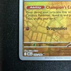 Cynthia’s Gabite Destined Rivals 103/182 Reverse Holo Rare English Pokemon TCG - Image 2