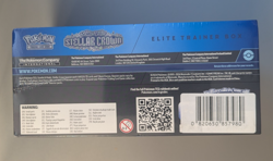 Pokemon TCG Scarlet & Violet Stellar Crown ETB Elite Trainer Box Sealed New - Image 5