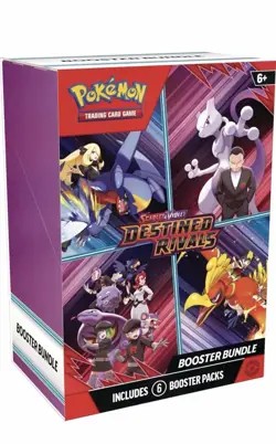 Pokemon TCG Scarlet & Violet-Destined Rivals Booster Bundle 6 Packs - Image 1