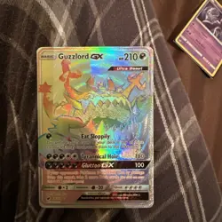 Guzzlord GX - Crimson Invasion Full Art Holo Secret Pokemon - Image 1
