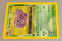Smogmog #45/62 1.Edition Uncom. Karte B Fossil 2000 Pokemon Deutsch Mint Vintage - Image 2