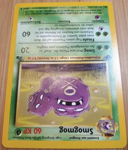 Smogmog #45/62 1.Edition Uncom. Karte B Fossil 2000 Pokemon Deutsch Mint Vintage - Image 5