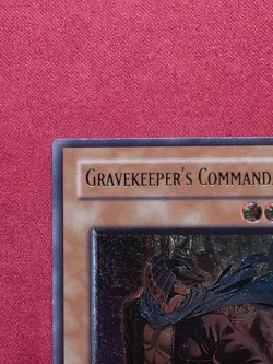Yugioh Gravekeeper's Commandant (UTR) FOTB-EN015 Ultimate Rare 1st Edition NM - Image 2