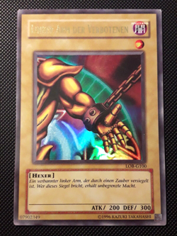 Yu-Gi-Oh! Linker Arm der Verbotenen, LOB-G100, UR, 2. Auflage, Deutsch, Good - Image 1