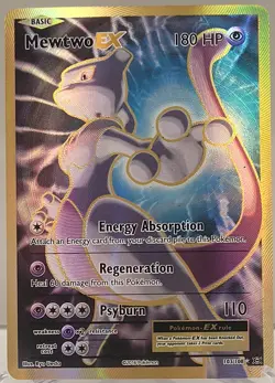 Pokemon TCG Mewtwo EX 103/108 Ultra Rare Holo Card Evolutions XY - Image 1