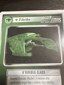 Star Trek CCG Ships Romulan D’deridex Common Card - Image 2