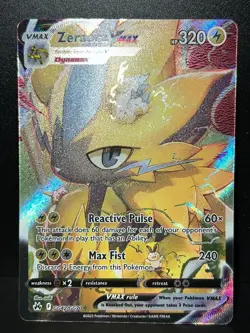 Zeraora VMAX Gg42/Gg70 SWSH Crown Zenith Galarian Gallery Pokemon Card AA6 NM1 - Image 2