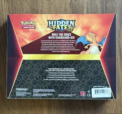 Sealed CHARIZARD GX Collection Box HIDDEN FATES (4 Booster Packs) Pokemon Cards - Image 3