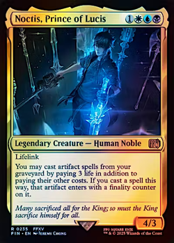 Noctis, Prince of Lucis Foil - FIN 0235 NM - MTG Magic - Image 1