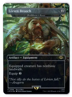 Lorien Brooch NM* FOIL BORDERLESS PROMO The Lord Of The Rings 0398 -UnltdCards - Image 1