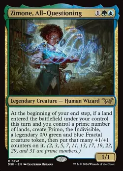 Zimone, All-Questioning Duskmourn: House of Horror NM MTG Non-Foil - Image 1