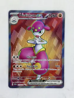 Medicham ex 161/142 Ultra Rare Pokemon Stellar Crown NM - Image 1