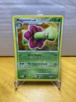 Meganium 13/123 Holo Rare Pokemon TCG 2007 Mysterious Treasures - Image 1