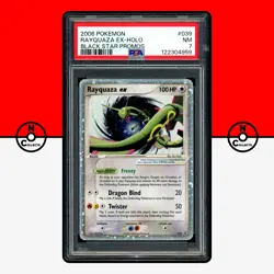 Pokemon PSA 7 Rayquaza ex Holo 039 Black Star Promo 2006 - Image 1