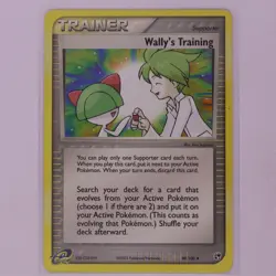 Pokemon TCG Sandstorm Wally's Training 89/100 Uncommon - Image 1