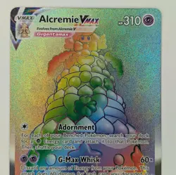 Alcremie Vmax 073/072 Pokemon TCG Shining Fates Full Art Secret Rare NM - Image 2