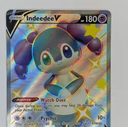 Indeedee V SV114/SV122 Shining Fates Shiny Rare Near Mint Pokemon TCG - Image 2
