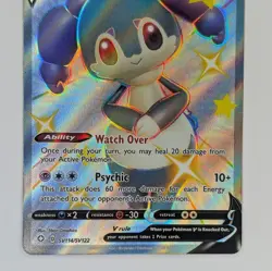Indeedee V SV114/SV122 Shining Fates Shiny Rare Near Mint Pokemon TCG - Image 3