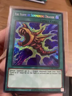 The Flute of Summoning Dragon LCKC-EN027 Unlimited Secret Rare NM +Bonus FREESHP - Image 3