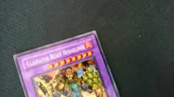 YuGiOh Gladiator Beast Heraklinos - 1st edition Secret rare - GLAS-EN044 - Image 5