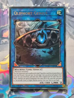 DUPO-EN095 Qliphort Genius Ultra Rare 1st Edition Near Mint YuGiOh TCG - Image 1