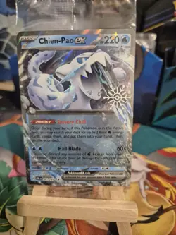 SEALED Chein-Pao ex Snowflake Stamp Promo PAL 061/193, NM Pokemon Card - Image 1