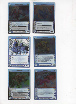 Chaotic lot #173. Lot of 6 Rare Overworld creature cards - Image 1
