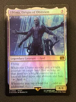 Ultima, Origin of Oblivion - Final Fantasy Foil NM MTG Magic Rare Creature - Image 1