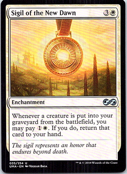 Sigil Of The New Dawn Magic The Gathering Ultimate Masters Light Play - Image 1