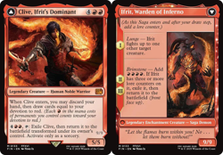 MTG Clive, Ifrit's Dominant // Ifrit, Warden of Inferno - Foil NM-Mint Final Fan - Image 1