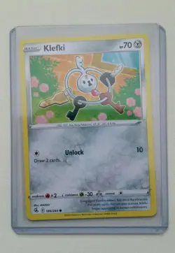 Pokemon TCG Fusion Strike: Klefki (186/264) - Common - Near Mint - Image 1