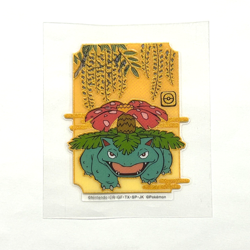R472 Venusaur Japanese Pokemon Center Mobile Sticker 3" - Image 1