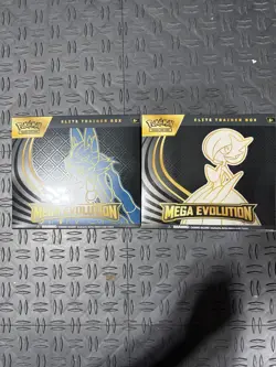 POKEMON MEGA EVOLUTION ELITE TRAINER BOX LOT Lucario & Gardevoir ETB SEALED! NEW - Image 1