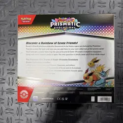 NEW Pokemon TCG S&V Prismatic Evolutions Poster Collection Box Sealed DG Sticker - Image 2