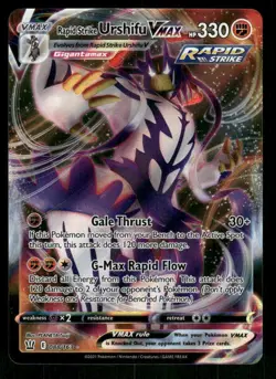 Rapid Strike Urshifu VMAX 088/163 Ultra Rare Holo NM Pokemon SWSH05: Battle Styl - Image 1
