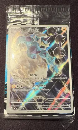Pokemon TCG Thundurus SVP 209 Black Star Promo Sealed - Image 1