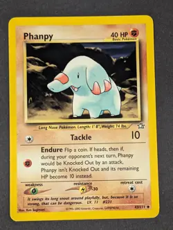 Phanpy 43/111 Neo Genesis Non Holo Uncommon Wotc Pokemon TCG LP - Image 2