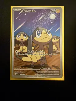Pokemon TCG Helioptile 143/132 Illustration Rare Mega Evolution NM - Image 1